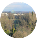 Vue dégagée depuis la colocation